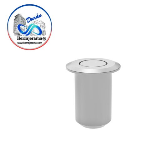 HERRALUM 1179016CO CONTRA RECIBIDOR 16 MM P/CHAPA 1179 CROMO