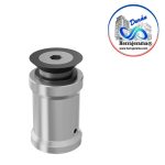 HERRALUM 1185000SA CONECTOR RECTO PACHUCA P/VIDRIO SATIN