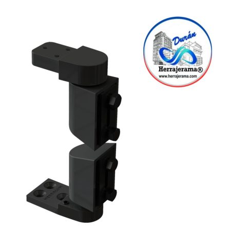 HERRALUM 2178000NE PIVOTE DESCENTRADO INY ALUMINIO NEGROE