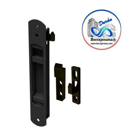 HERRALUM 2182000NE JALADERA EMBUTIDA TIPO española AUTOM NEGRO