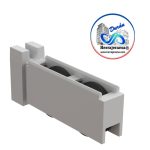 HERRALUM 2191DOBNI CARRETILLA P/LINEA 2" ZOCLO BAJO DOB BAL IMP