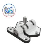 HERRALUM 2192000BL PASADOR ROMBO MORELIA DE ZAMAK BLANCO