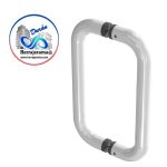 HERRALUM 2202000BL JALADERA TUBULAR DE ALUMINIO 1" RECTA BLANCA