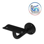 HERRALUM 2298CORNE SOPORTE PARA PASAMANOS CORTO 2" A MURO NEGRO