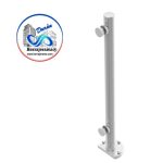 HERRALUM 2304050SA POSTE MONTERREY AC INOX C20 1-1/4"T304 DE 0.50MT S