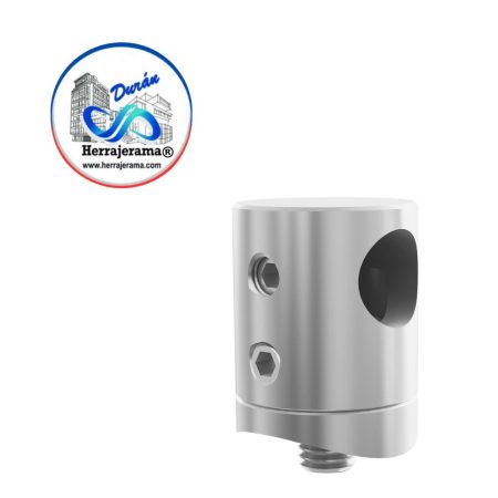 HERRALUM 2306000SA CONECTOR AC INOX PARA VARILLA Y POSTE SATIN