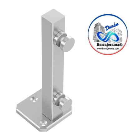 HERRALUM 2324025SA POSTE CUADRADO 3X3 AC-INOX T304 C20 DE  0.25MT SAT