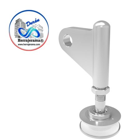 HERRALUM 1238VTSSA HERRAJE VIDRIO-TENSOR SENCILLO SATIN
