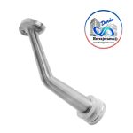 HERRALUM 1259002SA SOPORTE AC INOX 304 JOCOTEPEC VIDRIO-TUBO 2" CRIST