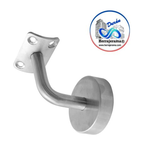 HERRALUM 1259005SA SOPORTE AC INOX 304 TECALITLAN MURO-TUBO 2" CRISTA