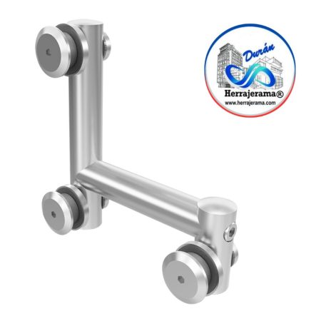 HERRALUM 1264000SA HERRAJES SUPERIOR "L" AC INOX CD GUZMAN SA