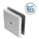 HERRALUM 1266000CO CONCTOR MURO A VIDRIO C/FIJACION CRISTAL 10mm CROM