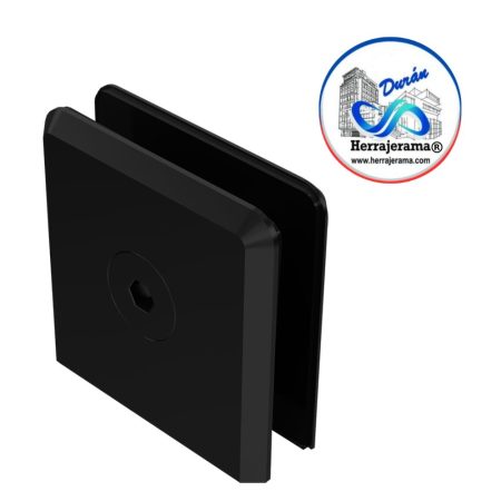 HERRALUM 1266000NE CONECTOR MURO A VIDRIO C/FIJACION CRISTAL DE 10mm