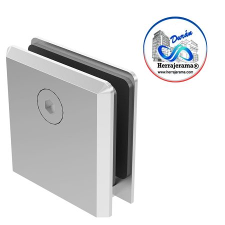 HERRALUM 1273000CO CONECTOR 2" P/FIJO VID TEMPLADO CROMO
