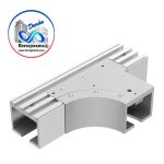 HERRALUM SAM CONECTOR "T" 90° IZQUIERDO CURVO (SWS80RTL)