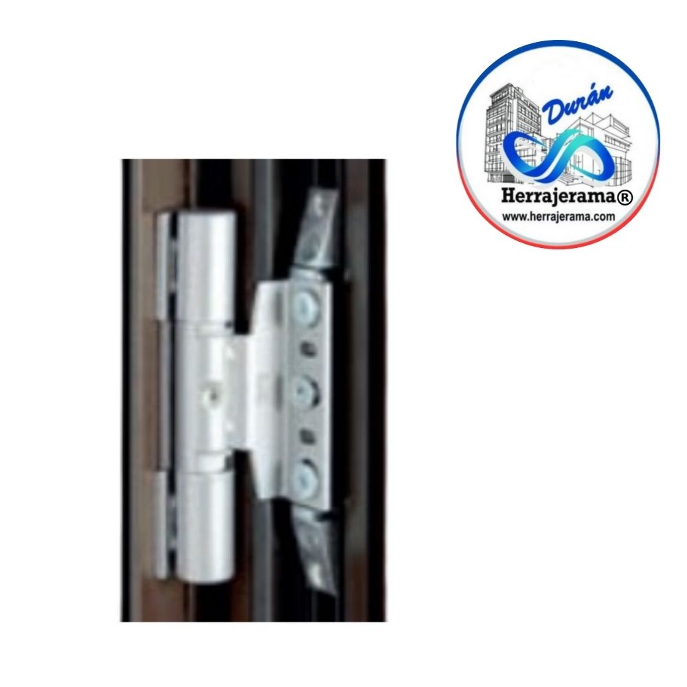 HERRALUM 3T04010307 PVC BISAGRA PUERTA 100mm / 112GR BLANCA