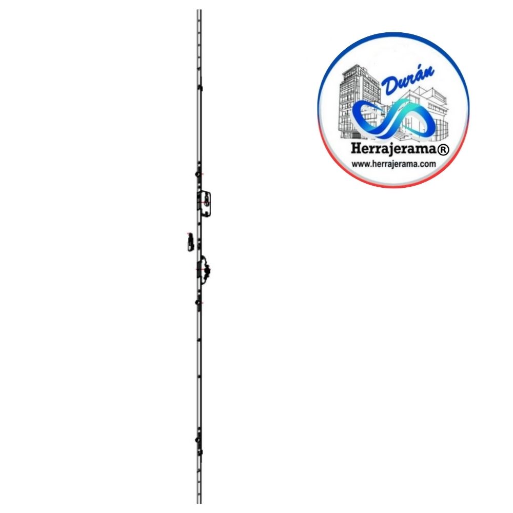 HERRALUM 3V01370302 PVC CREMONA CORREDERA BLOQUEABLE 17-92 600MM