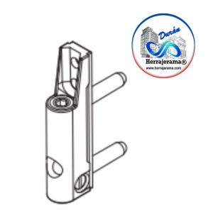 HERRALUM 3V14040102 PVC BISAGRA ANGULAR 130kg