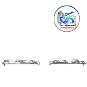 HERRALUM 3V20060102 PAL PASADOR 18mm PARA PUERTA