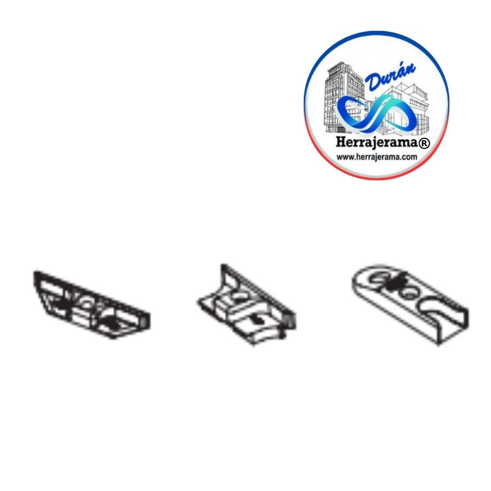 HERRALUM 3V26030102 PVC CERRADERO ESTANDAR PARA VENTANA