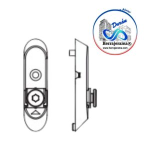 HERRALUM 3V27010102 PVC CERRADERO ANTIFALSA MANIOBRA PARA VENTANA