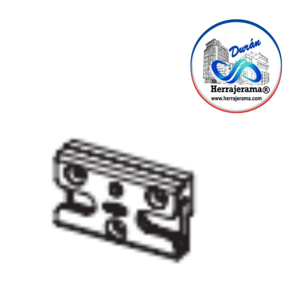 HERRALUM 3V34030102 PVC CERRADERO DE SEGURIDAD PARA VENTANA SISTEMA OB
