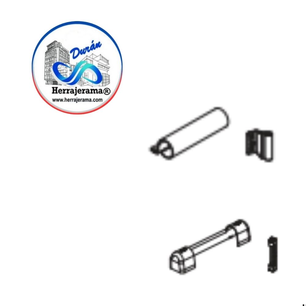 HERRALUM 3V45010108 PVC TAPA EMBELLECEDOR (127) RAL 9016 MARRON