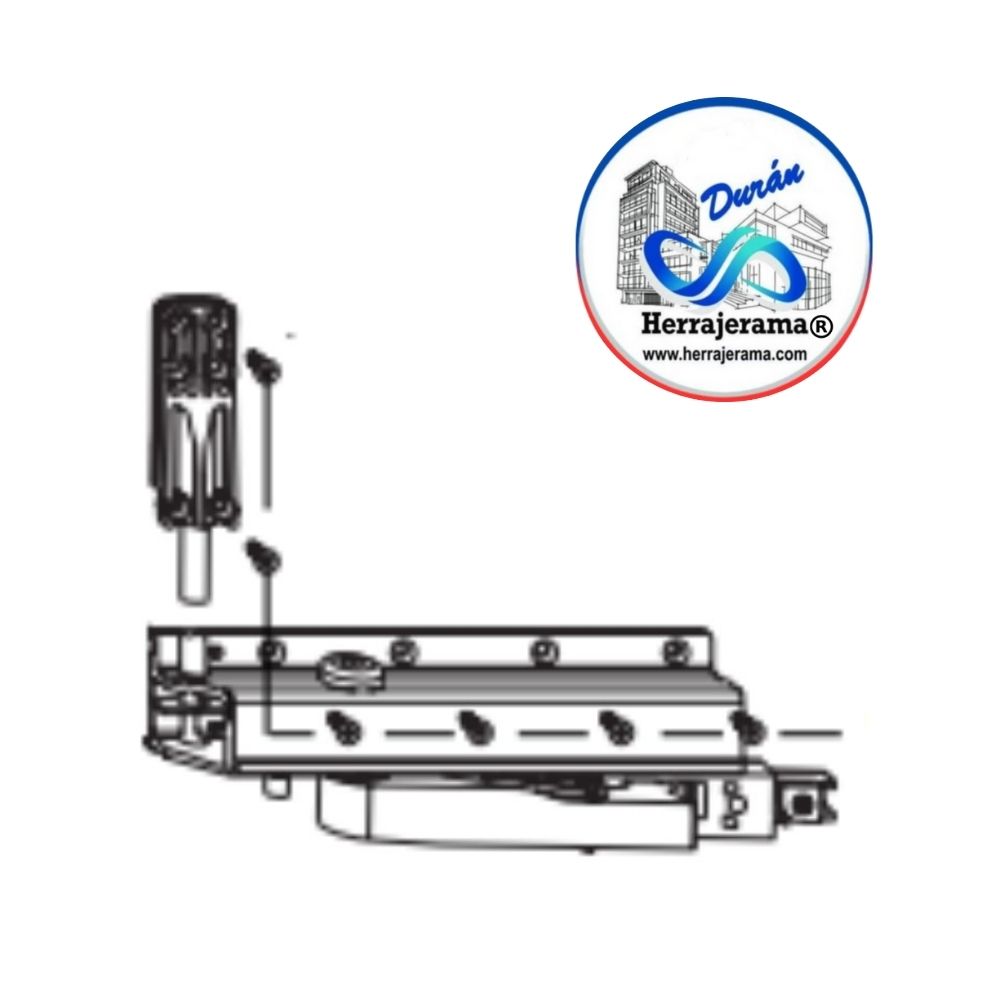 HERRALUM 3V46120L02 PVC CARRETILLA DELANTERA IZQ SISTEMA OP