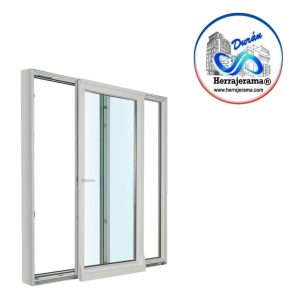 HERRALUM 3V46130310 PVC SISTEMA DE OSCILO PARALELA 3500mm PLATA