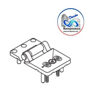 HERRALUM 3V47010202 PVC PERNO ANCHO EJE 28/48 SISTEMA PLEGABLE