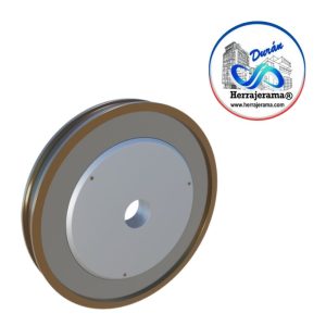 HERRALUM DISCO DE DIAMANTE CANTO PLANO #1 DE 10mm 170GRIT