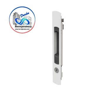 HERRALUM 3001002BL DUO CORREDERA EMBUTIR C/LLAVE MOD 449934 BLANCA
