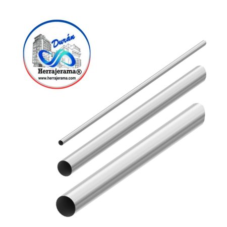 HERRALUM 2251018112SA TUBO AC INOX CAL 18 DE 1-1/2" DE 6.00 MT SATIN