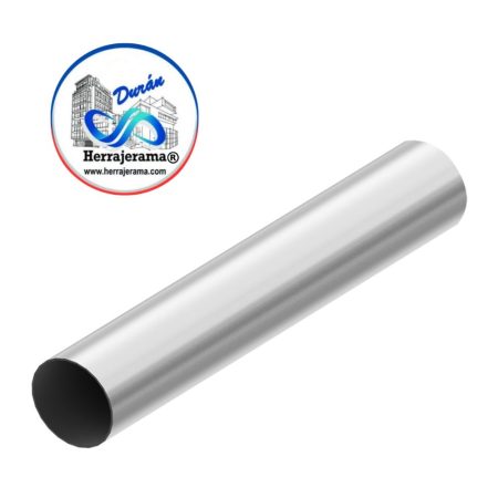 HERRALUM 2254600RI TUBO ACERO INOX CAL 14 DE 1" x 6.00 MT SATIN