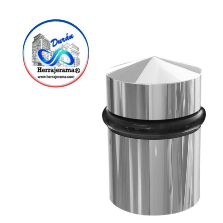 HERRALUM 2258112SA TOPE AC INOX T303 DE 1" x 1-1/2 P/PUERTA DE CRISTA
