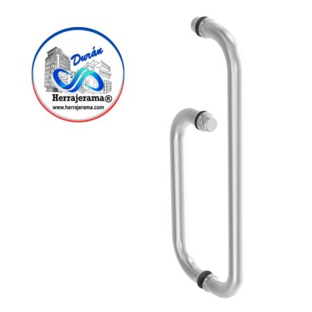 HERRALUM 2261045030CO JALADERA AC INOX 1"T304 LARGA 45CM CORTA 30CM CROM