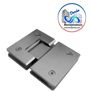 BRUKEN BISAGRA CUADRADA SIN BISEL, CRISTAL-CRISTAL DE 180°PSS,MX65063