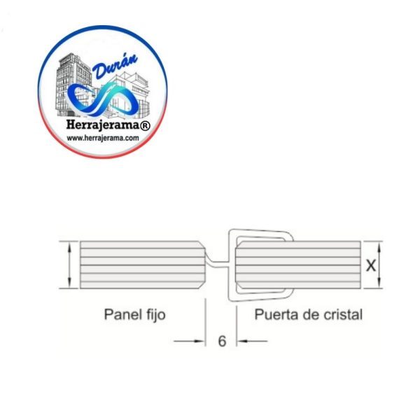BRUKEN BOTAGUAS LENGÜETA LATERAL SUAVE MX65957