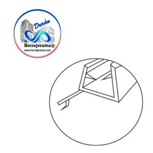 BRUKEN BOTAGUAS LENGÜETA A 135° LATERAL RIGIDA MX65965