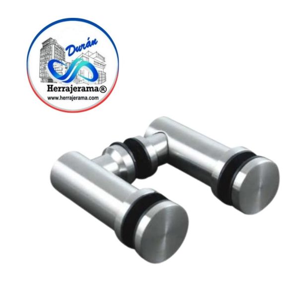 BRUKEN CONECTOR CRISTAL-CRISTAL 180° DOBLE CON PORTA COSTILLA Y CHAPETÓN,MX66126
