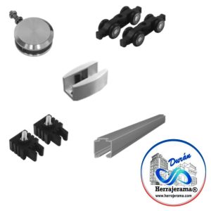BRUKEN KIT CLOSET VIDRIO/SSS BRK 9600C SIN RIEL MX67181