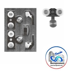 BRUKEN KIT PARA PUERTA CORREDIZA CARGA MÁXIMA DE 70KG,MX66269