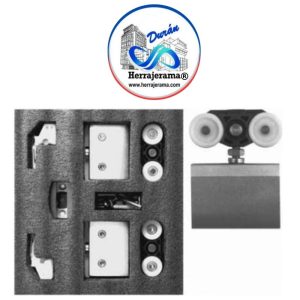 BRUKEN KIT PARA PUERTA CORREDIZA, SOPORTA CARGA MÁXIMA DE 100 KG POR SISTEMA MX66271 BRUKEN