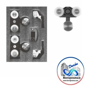 BRUKEN KIT PARA PUERTA CORREDIZA CARGA MÁXIMA DE 70KG. MX66270