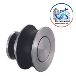 BRUKEN CARRETILLA CON SUJECIÓN A CRISTAL PARA CORREDIZA DE DOBLE BARRA MX66455