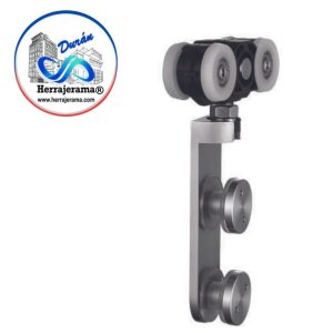 BRUKEN CARRETILLA CON SOPORTE DE FIJACIÓN DOBLE A VIDRIO MX66469
