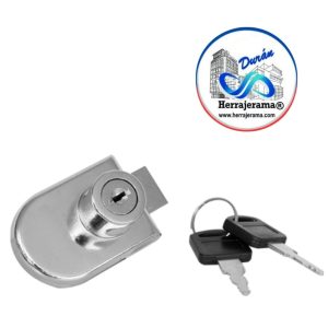 BRUKEN CERRADURA PARA VIDRIO DE 6MM OVAL,MX67331