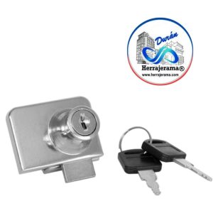 BRUKEN CERRADURA PARA VIDRIO DE 6MM RECTANGULAR,MX67332