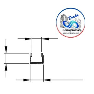 BRUKEN PERFIL SUP. P/ EMSAMBLE 2.2M MX67614