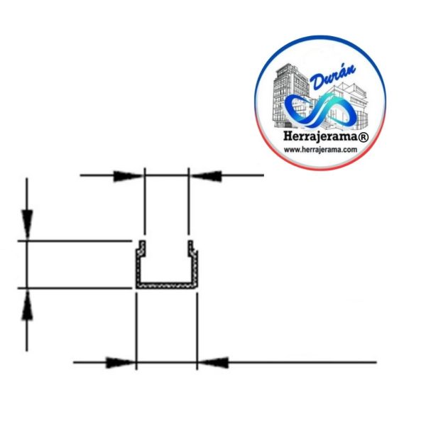 BRUKEN PERFIL SUP. P/ EMSAMBLE 2.2M MX67614